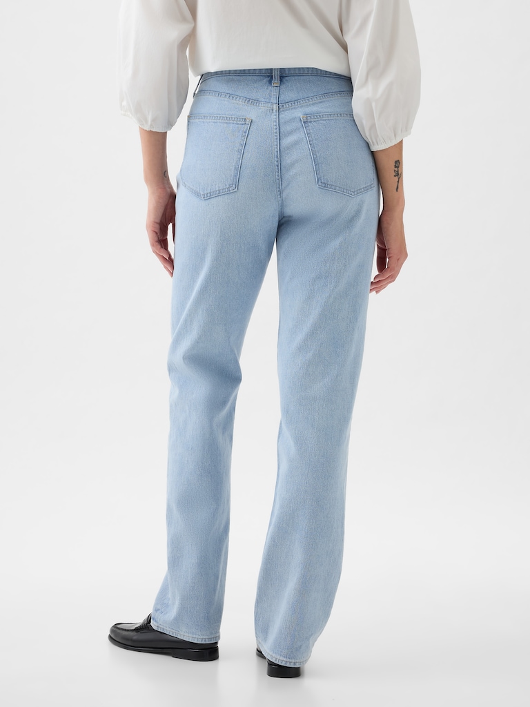High Rise '90s Straight Jeans