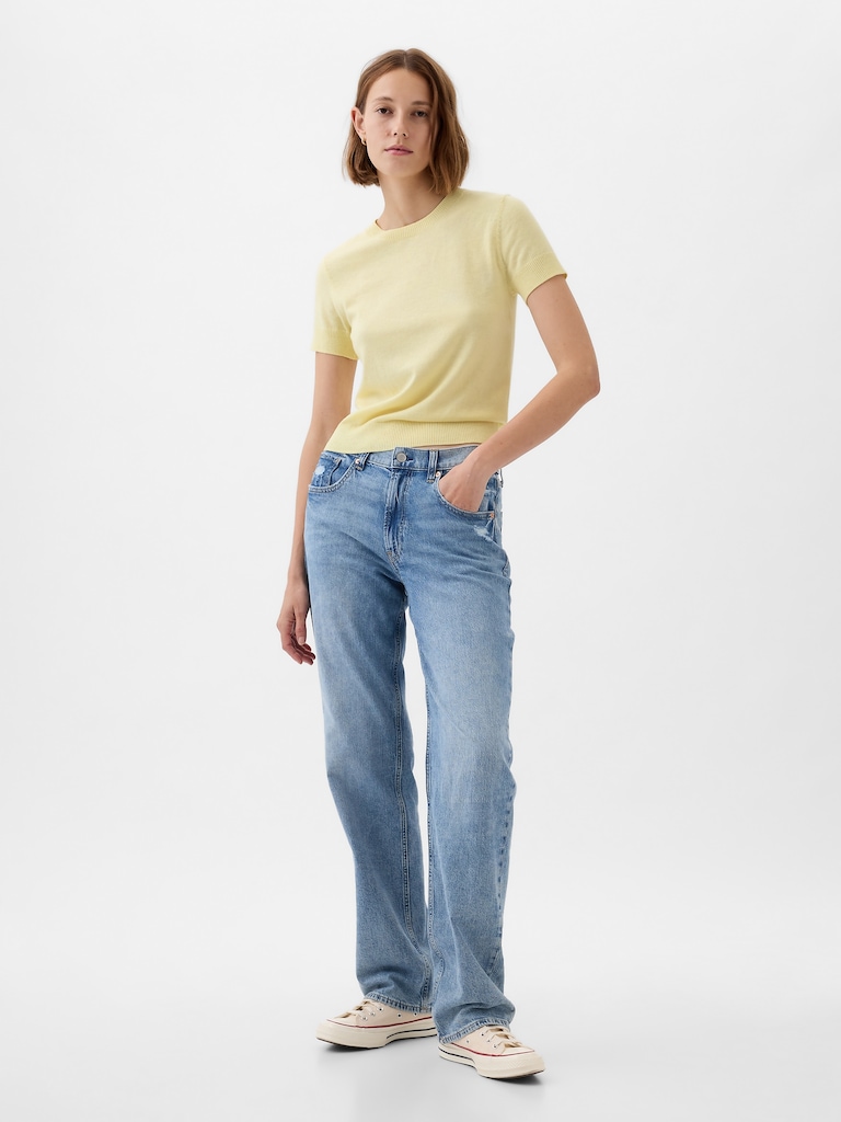 Lightweight CashSoft Cropped Sweater