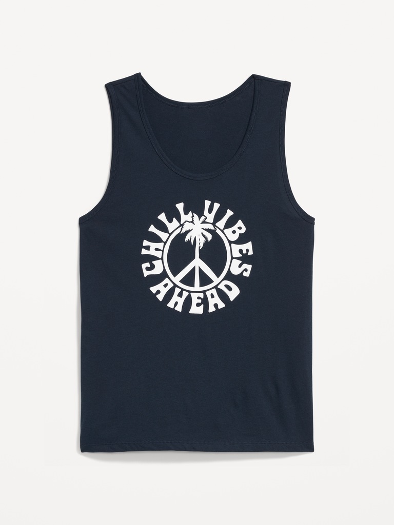 Soft-Washed Graphic Tank Top