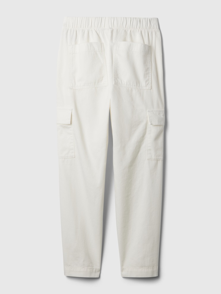 Mid Rise Twill Cargo Pants