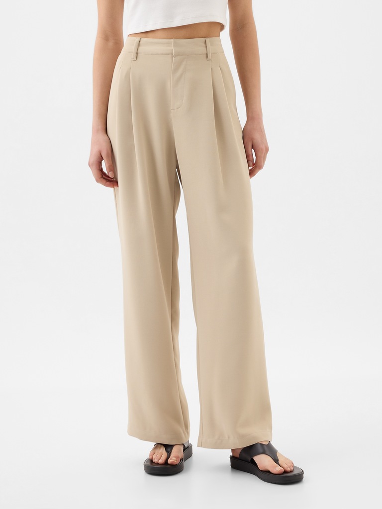 Easy Crepe Trousers