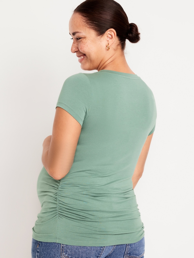 Maternity Scoop-Neck T-Shirt