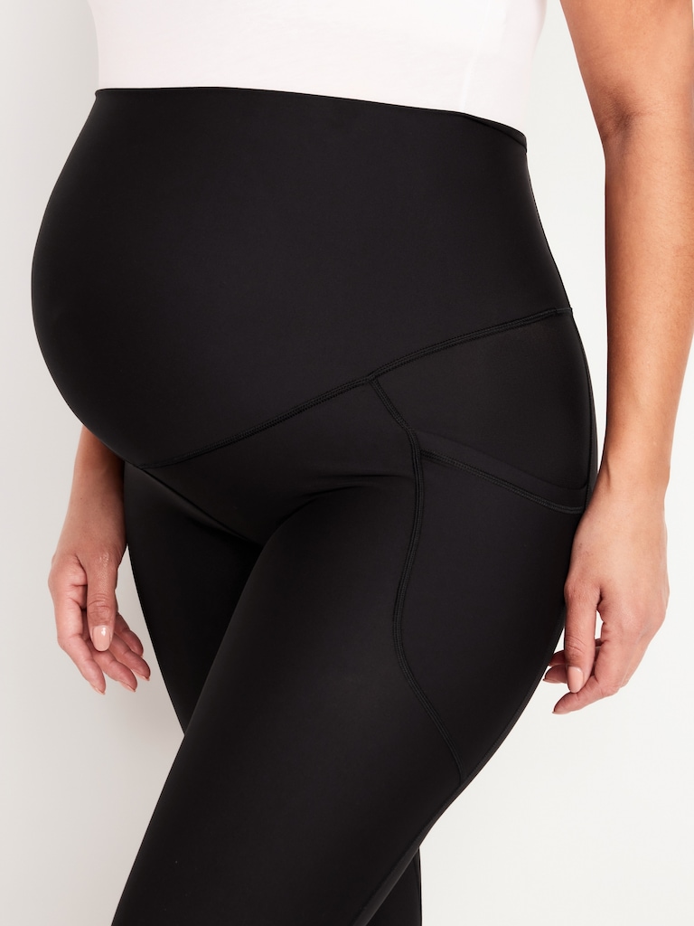 Maternity Full-Panel PowerSoft 7/8 Leggings