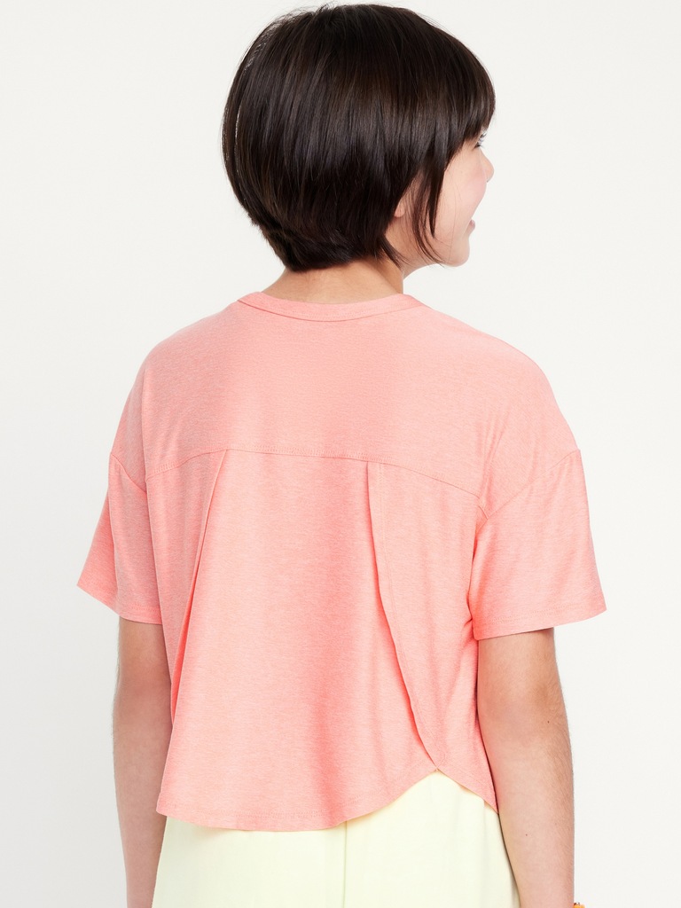 CloudMotion Cropped T-Shirt for Girls