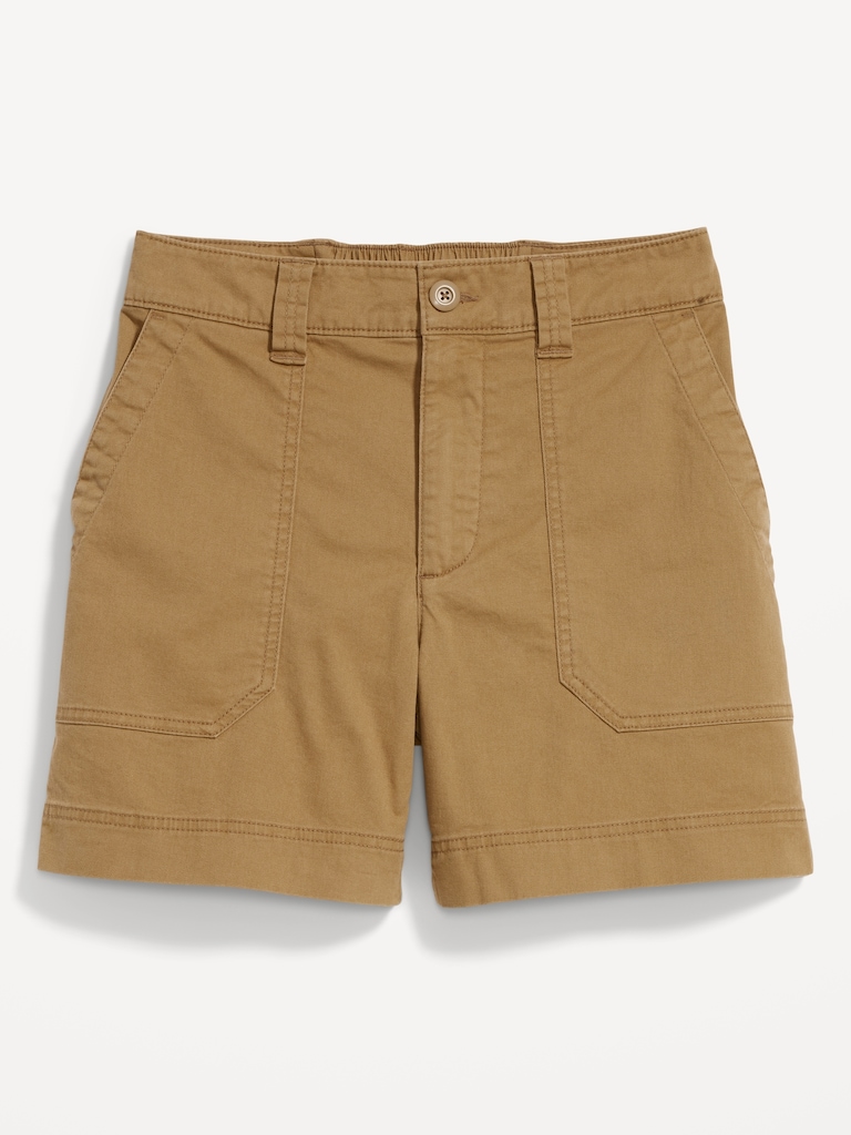 High-Waisted OGC Chino Shorts -- 5-inch inseam