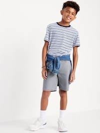 Knee Length Twill Shorts for Boys