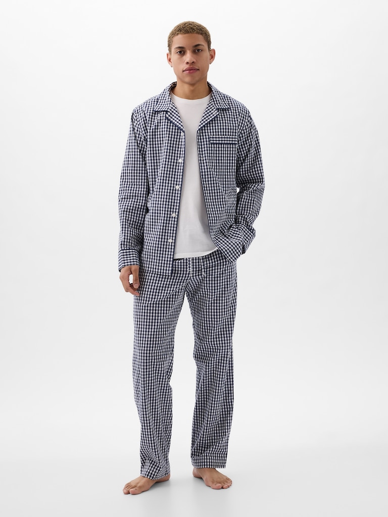 Adult Poplin Pajama Set