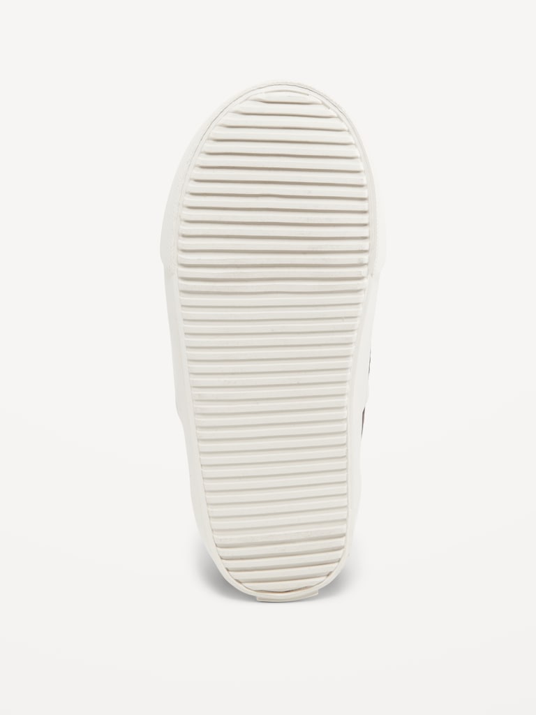 Faux-Leather Slip-On Sneakers for Toddler Boys