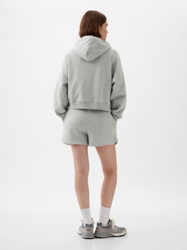 VintageSoft Crop Hoodie