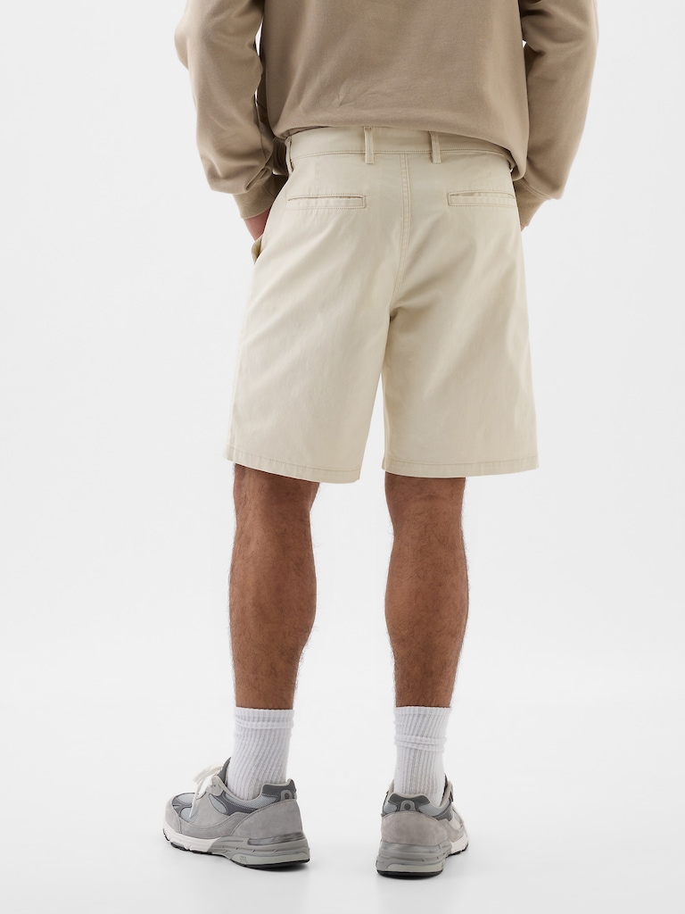 9" Essential Khaki Shorts