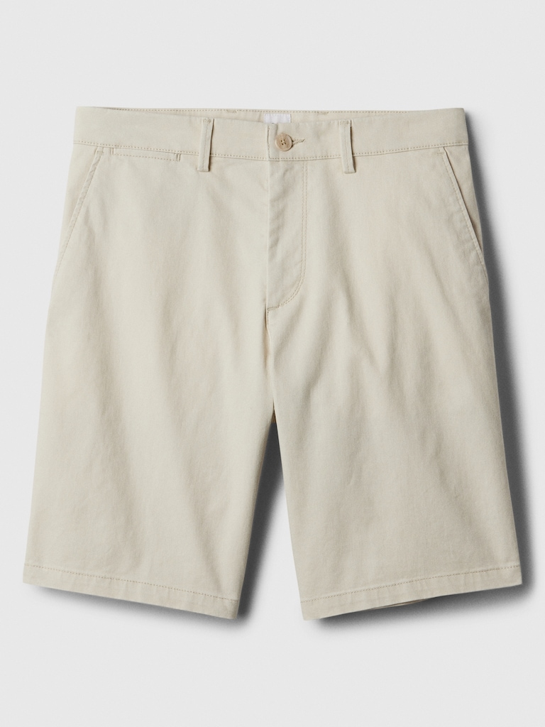 9" Essential Khaki Shorts