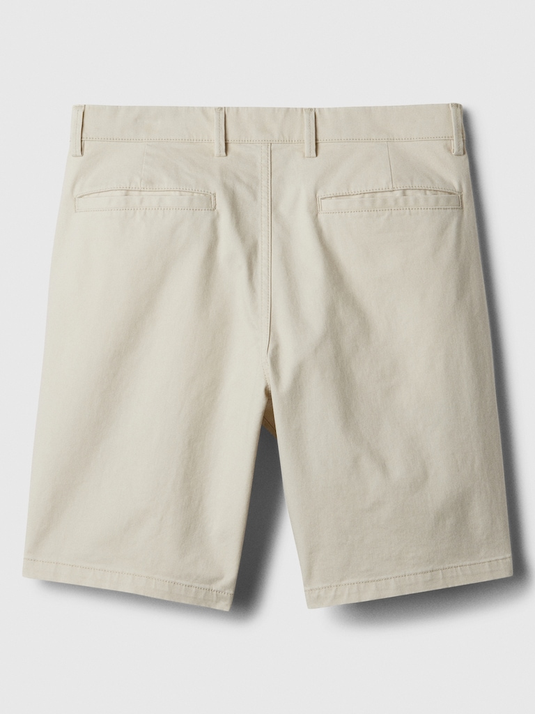 9" Essential Khaki Shorts