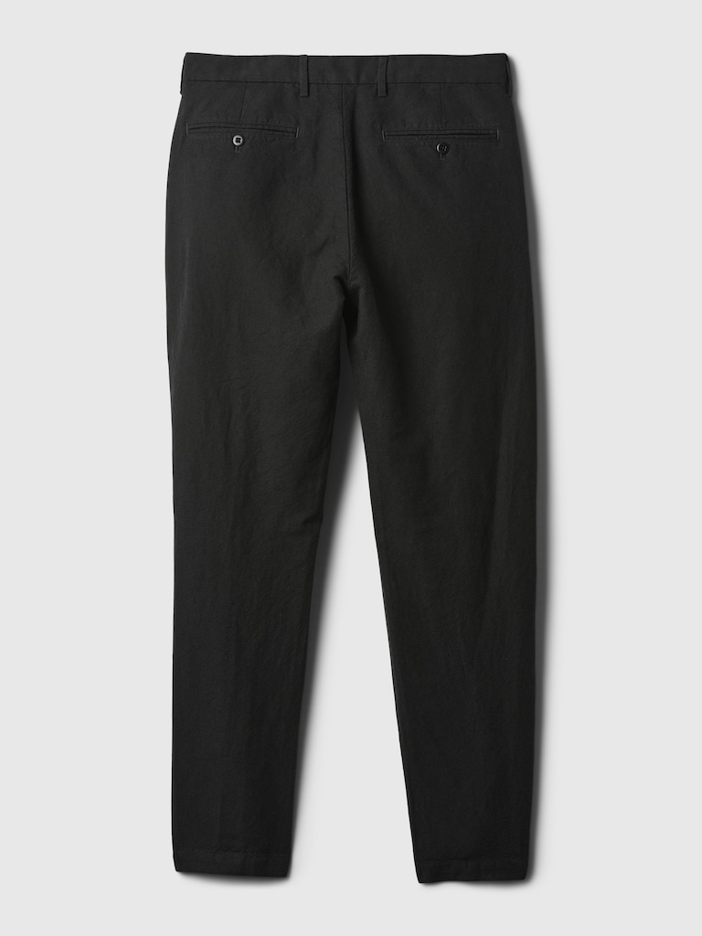 Linen-Cotton Trousers in Slim Fit