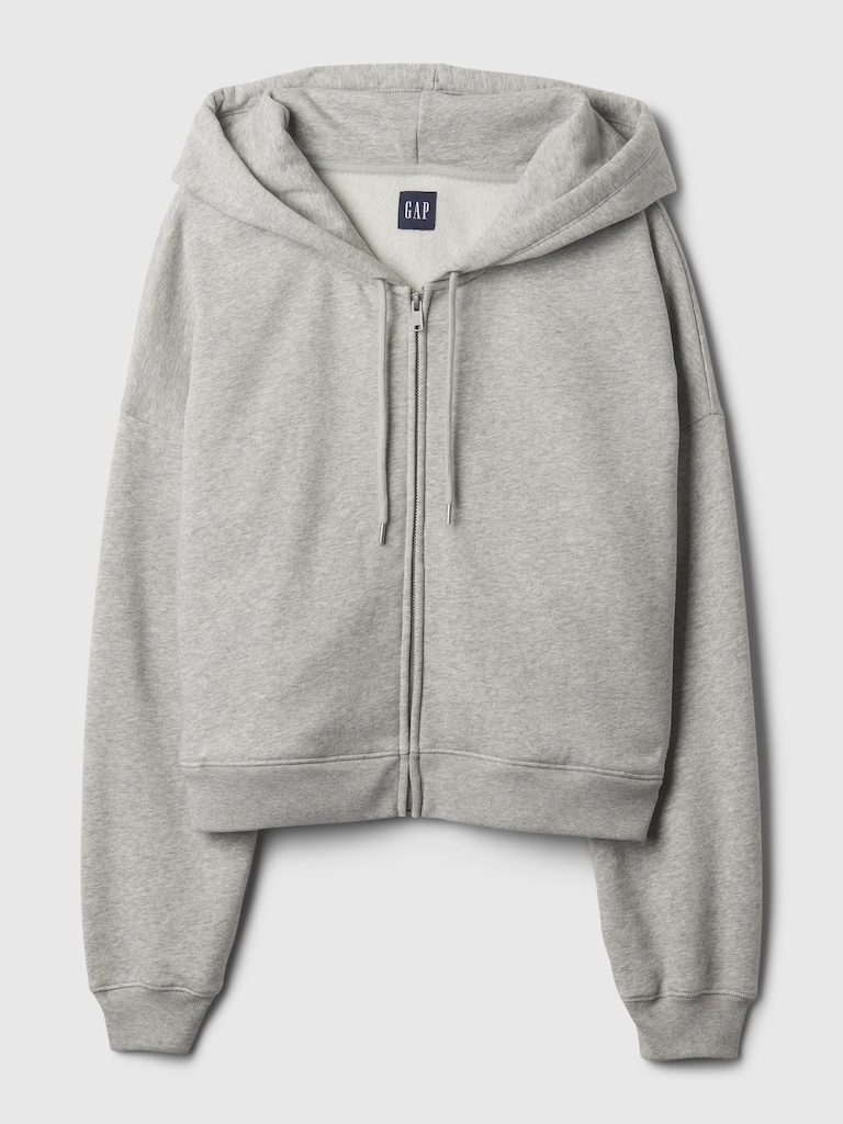 VintageSoft Crop Hoodie