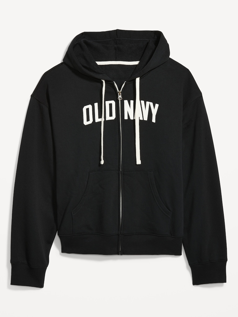 Logo Zip Hoodie Sweatshirt