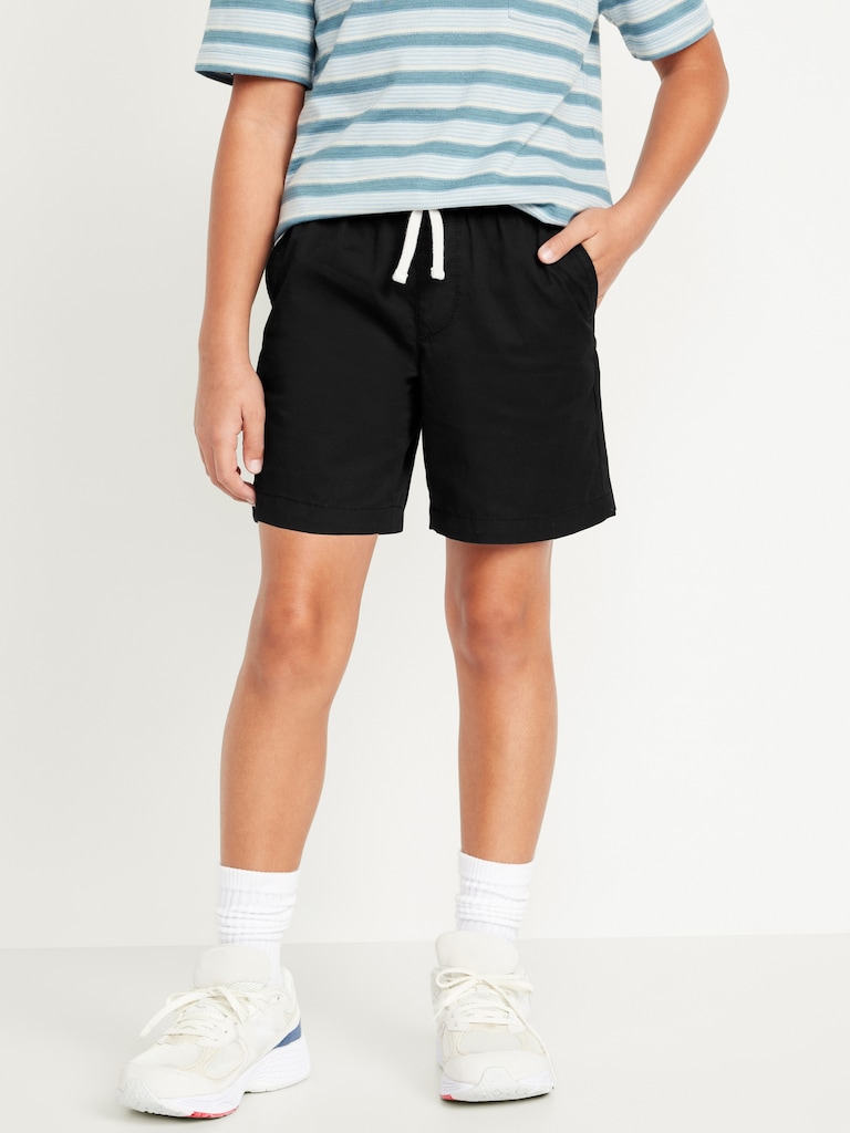 Above Knee Twill Pull-On Shorts for Boys