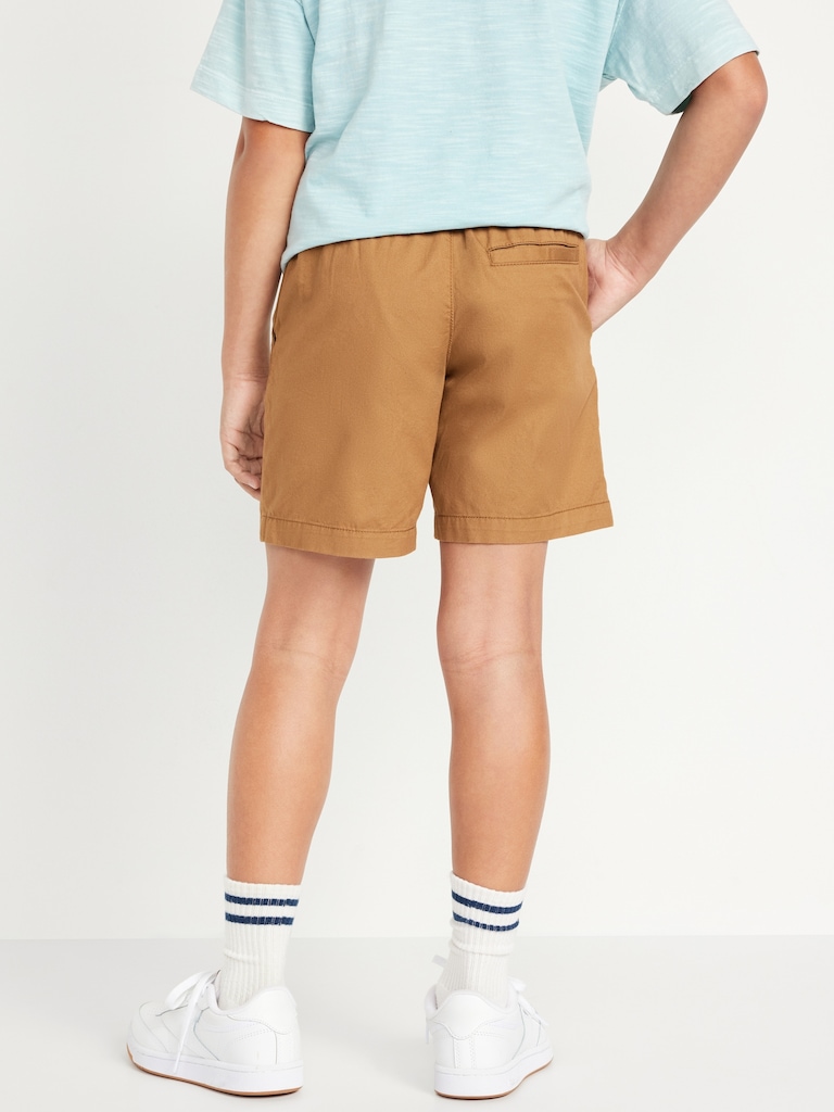 Above Knee Twill Pull-On Shorts for Boys