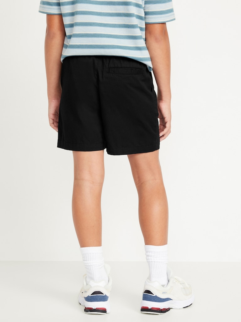 Above Knee Twill Pull-On Shorts for Boys