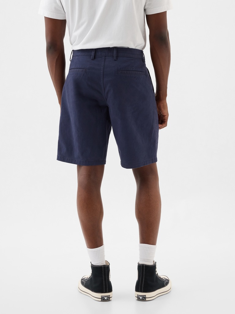 9" Essential Khaki Shorts