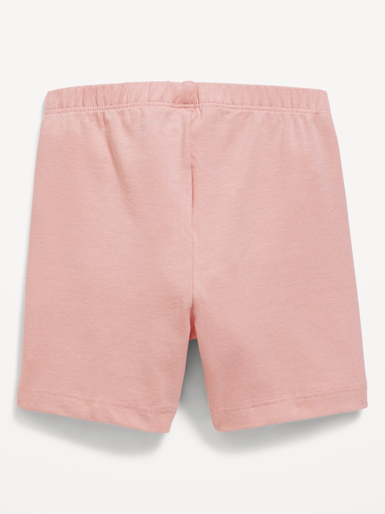 Jersey-Knit Biker Shorts for Toddler Girls