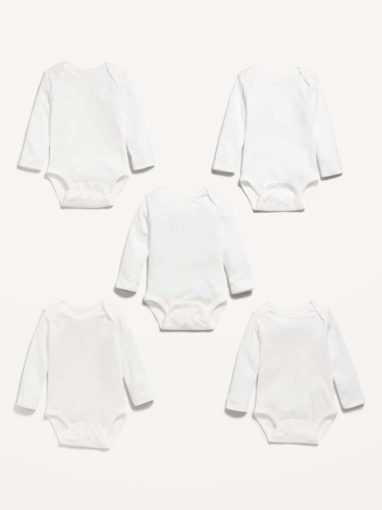 Unisex Bodysuit 5-Pack for Baby