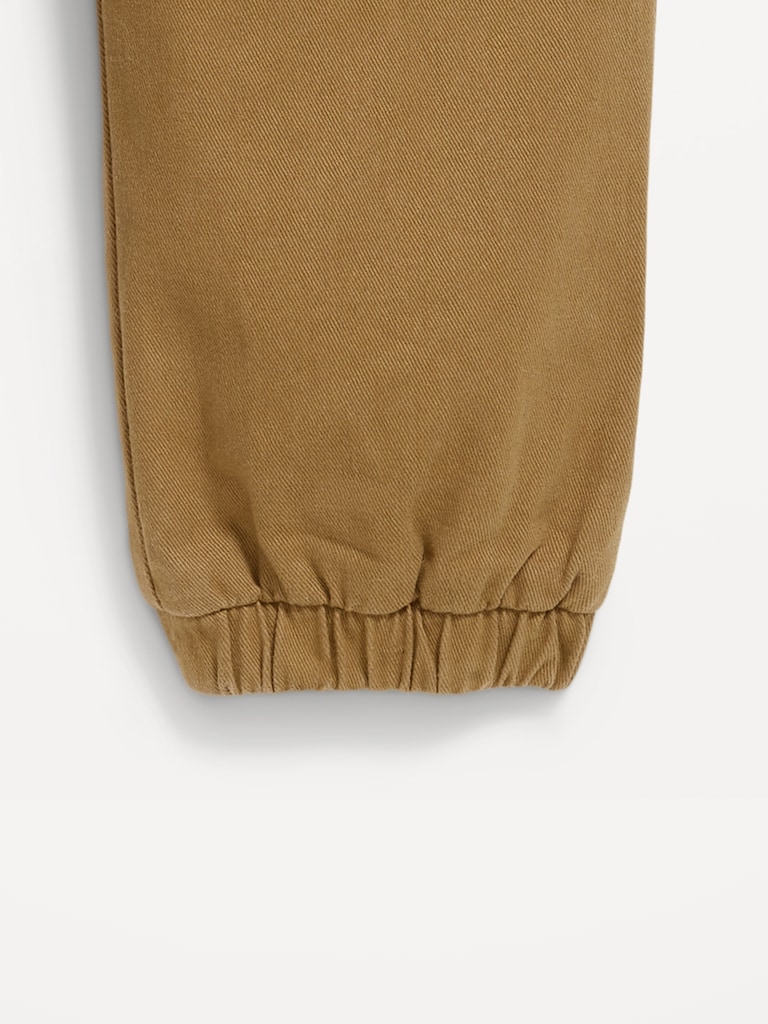 Functional-Drawstring Jogger Pants for Toddler Boys