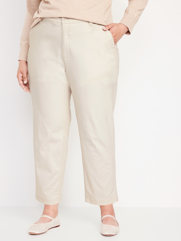 High-Waisted OGC Chino Tapered Straight Pants