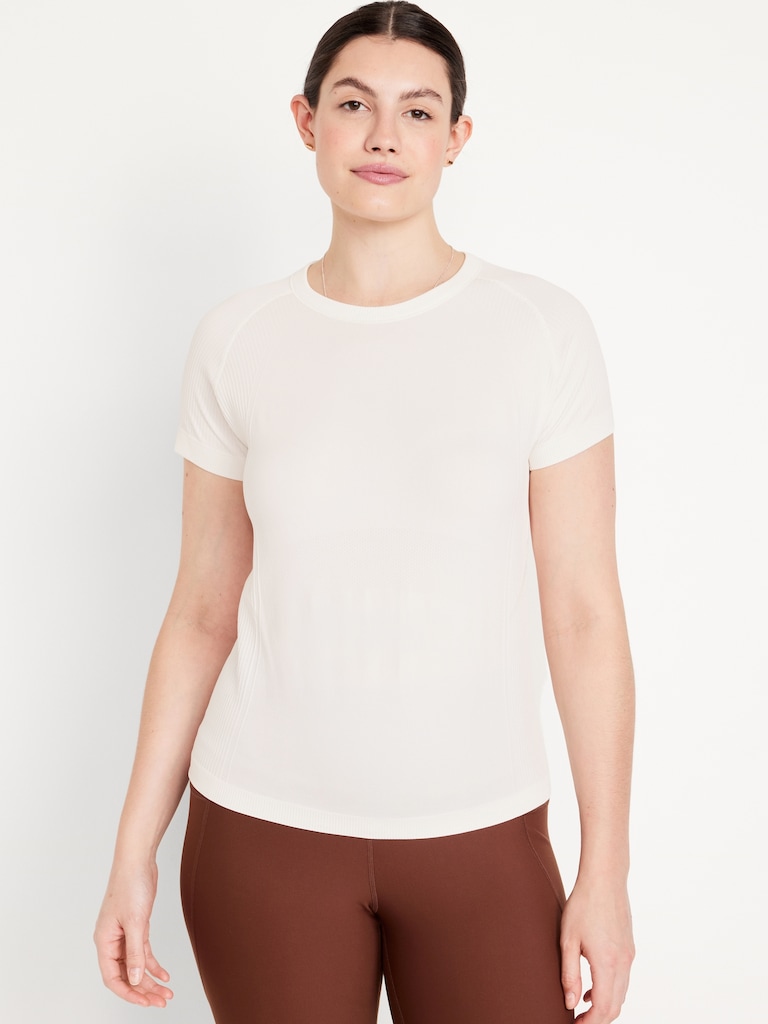 Fluid Seamless Fitted T-Shirt