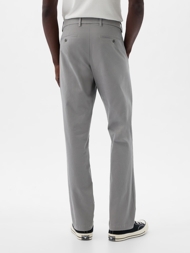 Modern Straight Khakis