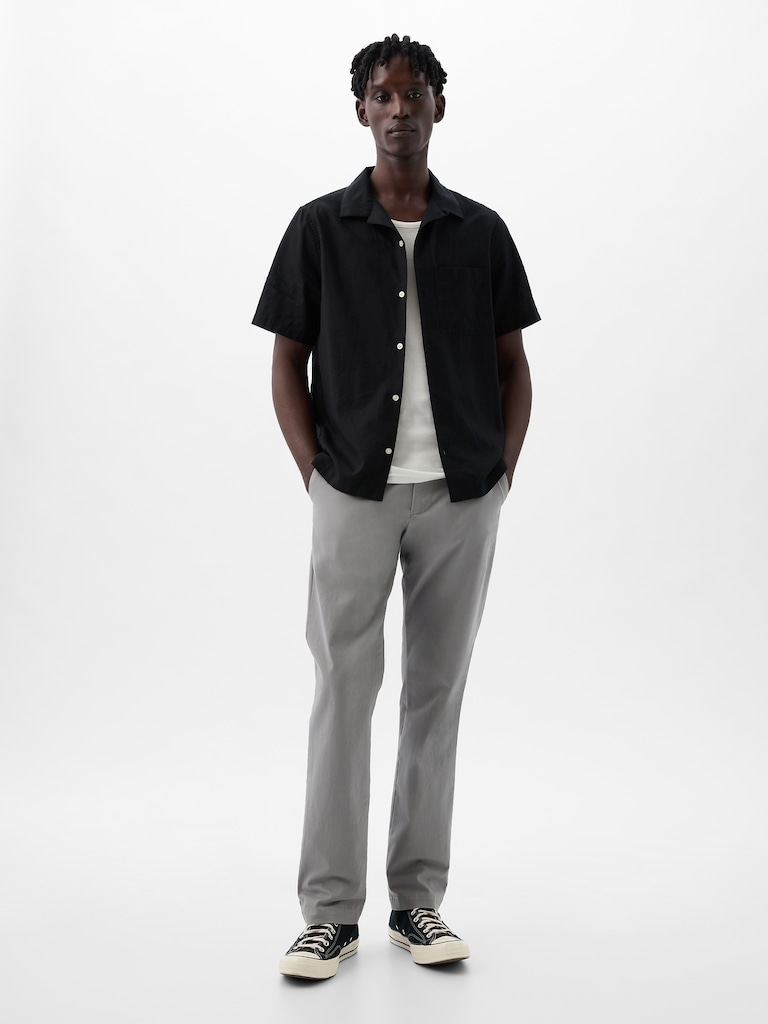 Modern Straight Khakis