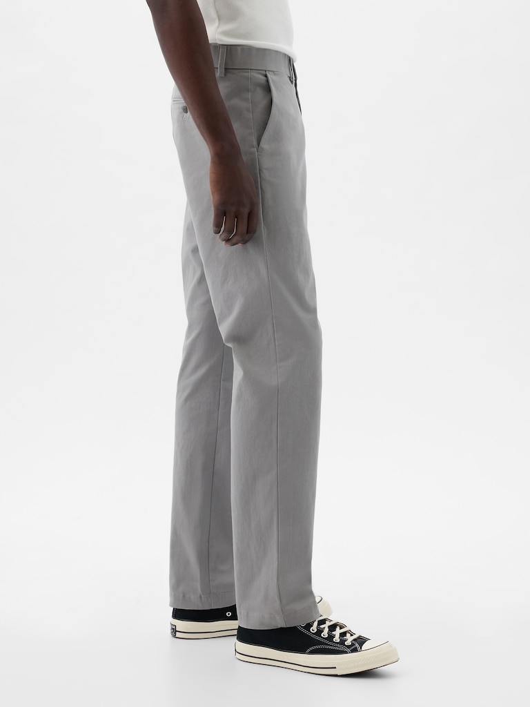 Modern Straight Khakis