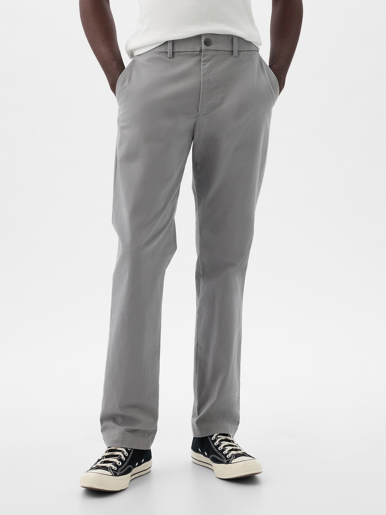 Modern Straight Khakis