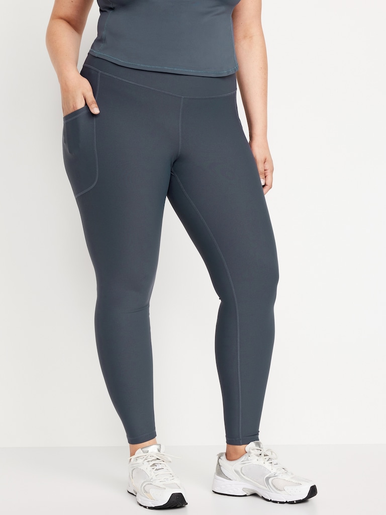 High-Waisted PowerSoft Full-Length Pocket Leggings