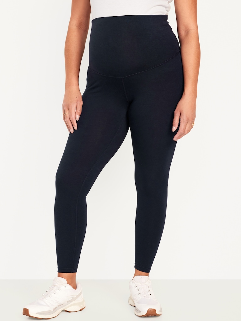 Maternity Rollover-Waist PowerChill 7/8 Leggings