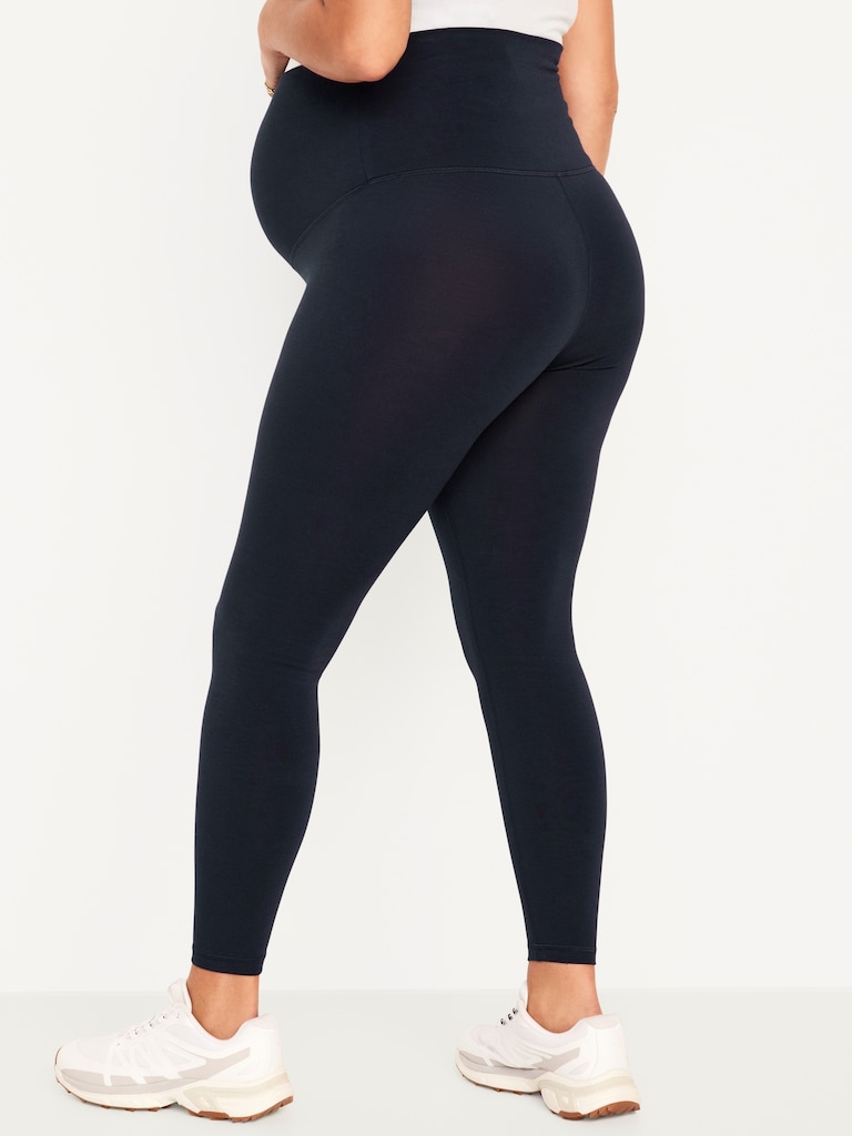 Maternity Rollover-Waist PowerChill 7/8 Leggings