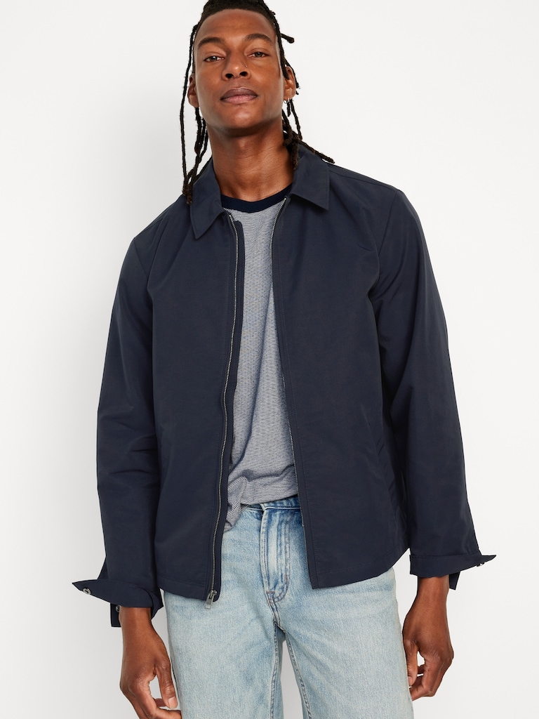 Water-Resistant Zip Jacket