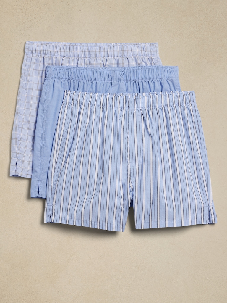 Cotton Boxers (3 Pack)