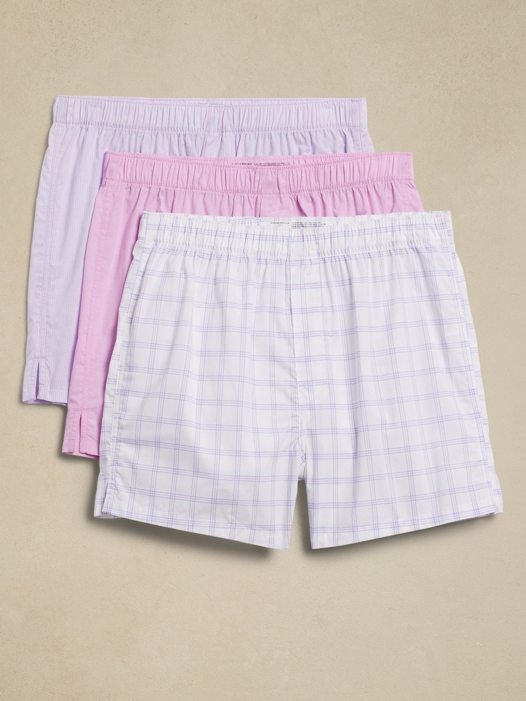 Cotton Boxers (3 Pack)