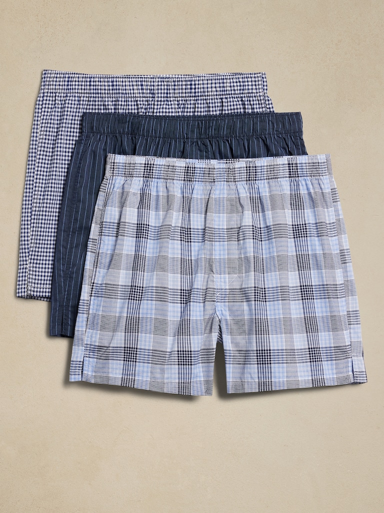 Cotton Boxers (3 Pack)