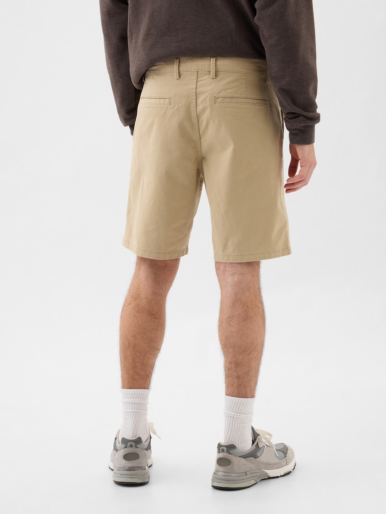 9" Essential Khaki Shorts