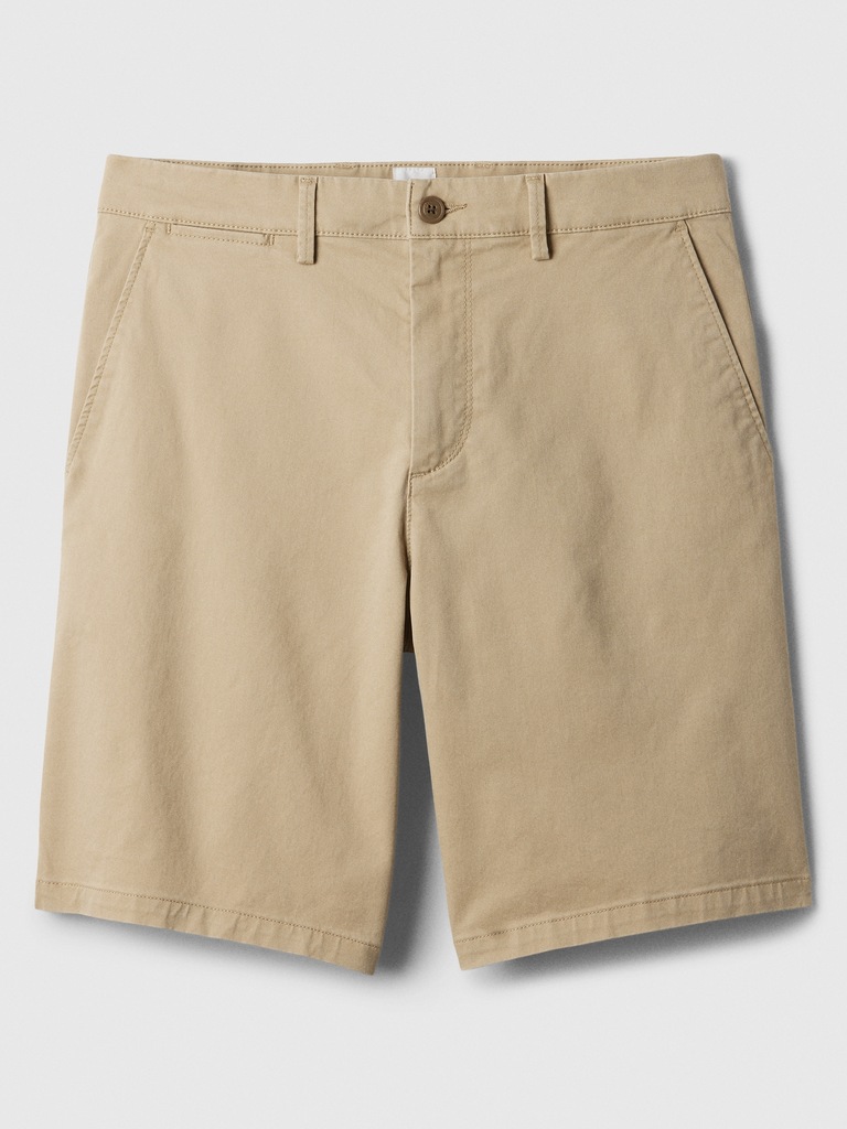 9" Essential Khaki Shorts