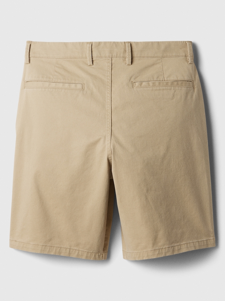 9" Essential Khaki Shorts