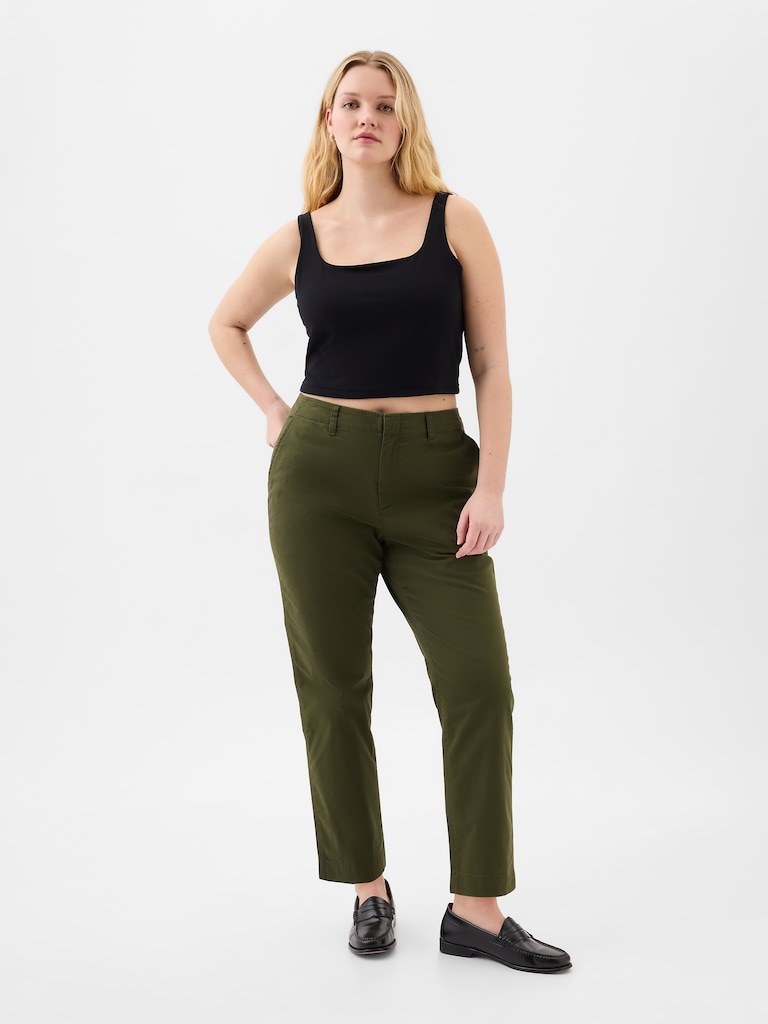 Mid Rise Downtown Khakis