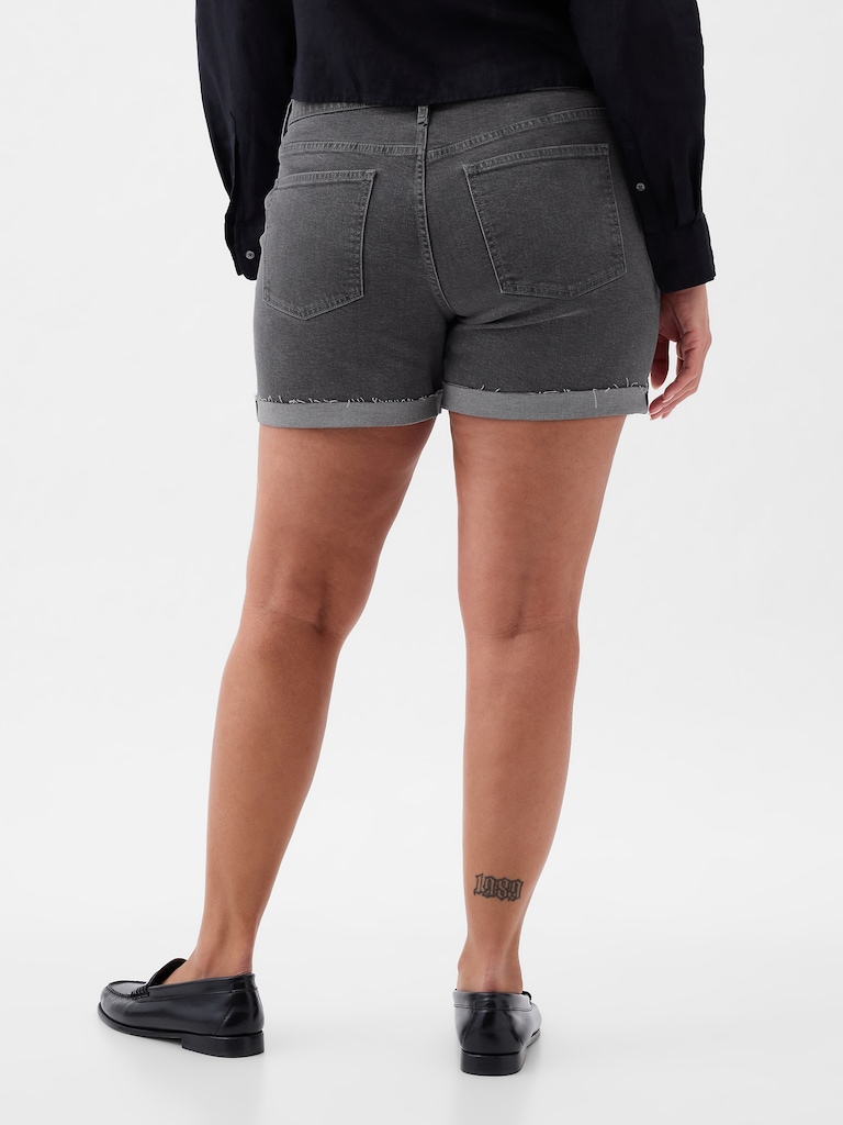 5" Mid Rise Girlfriend Shorts