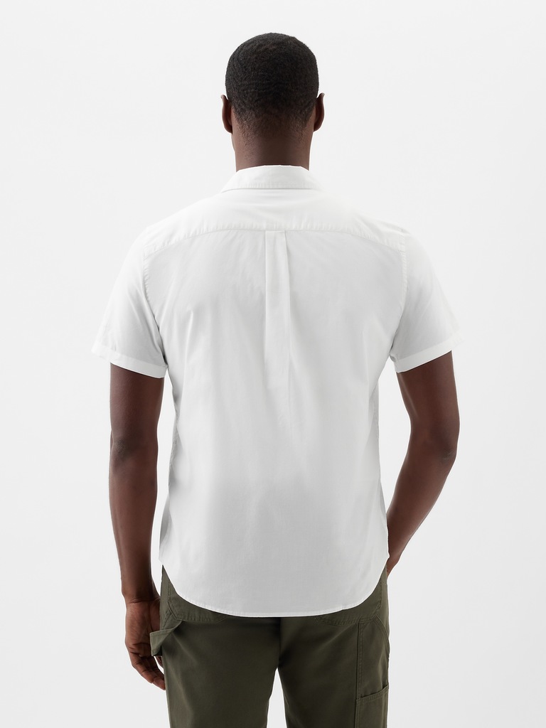 Stretch Poplin Shirt in Standard Fit