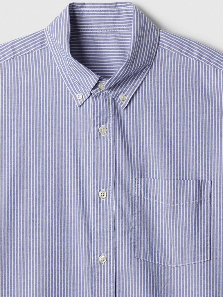 Stretch Poplin Shirt in Standard Fit