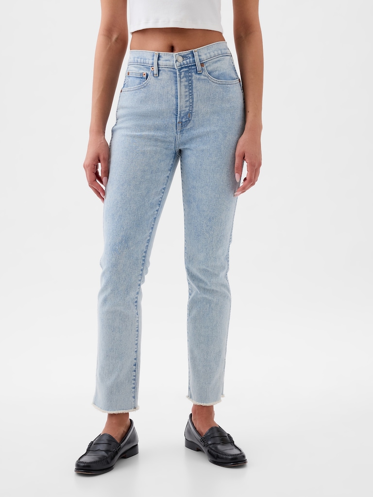 High Rise Vintage Slim Jeans