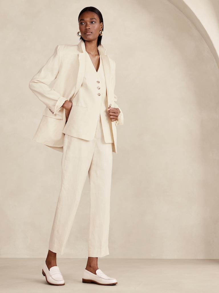Lina Slim Linen Pant
