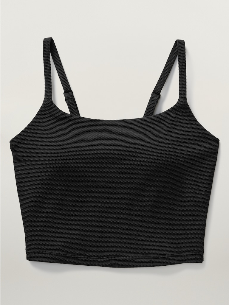 Scoop Crop Pique Tankini D-DD