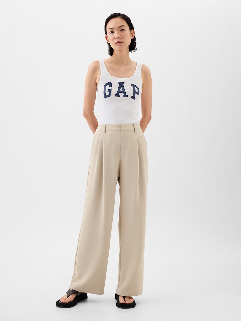Gap Logo Ribbed Tank Top